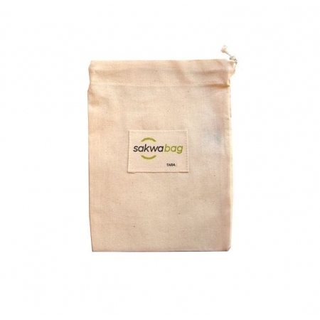 SAKWABAG Ekologiczny wielorazowy woreczek na pieczywo 100% bawełna organiczna 30x40cm